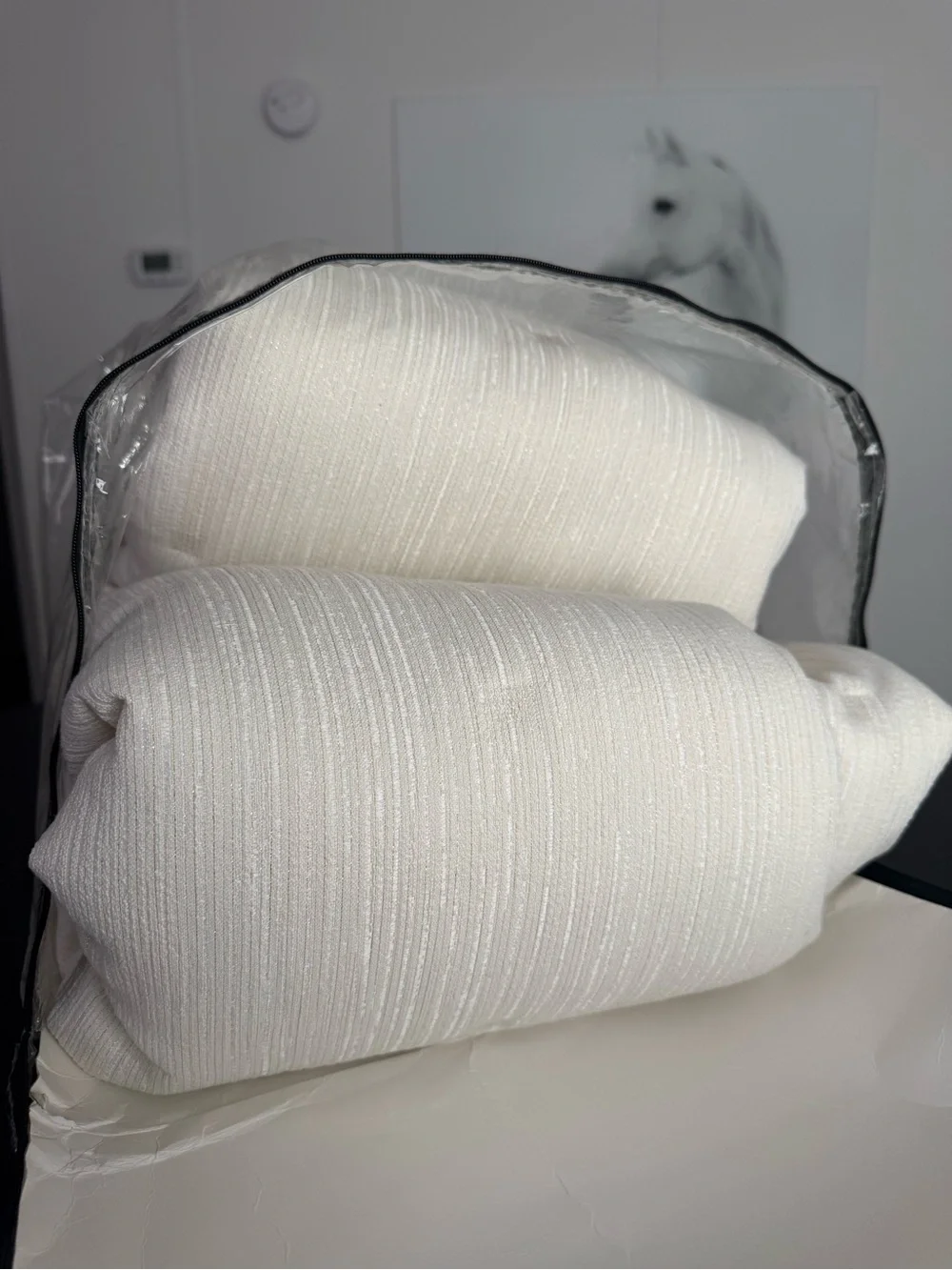 NEW Donna Karan New York Home Ivory Radiance Quilt Full Queen